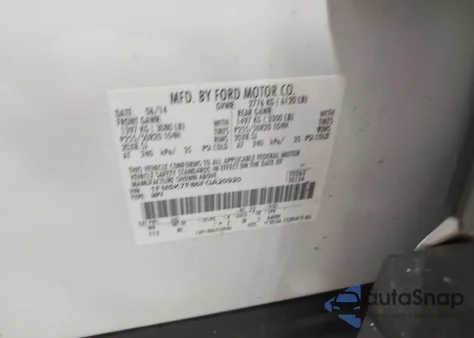 2015 Ford Explorer Limited из США, поврежденный, VIN 1FM5K7F86FGA20920